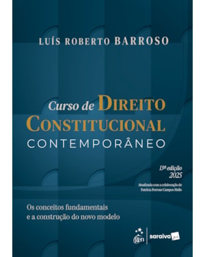 CURSO DE DIREITO CONSTITUCIONAL CONTEMPORÂNEO - 13ª EDIÇÃO 2025