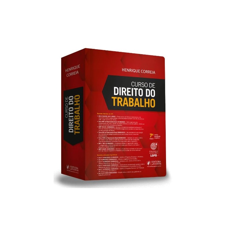 CURSO DE DIREITO DO TRABALHO