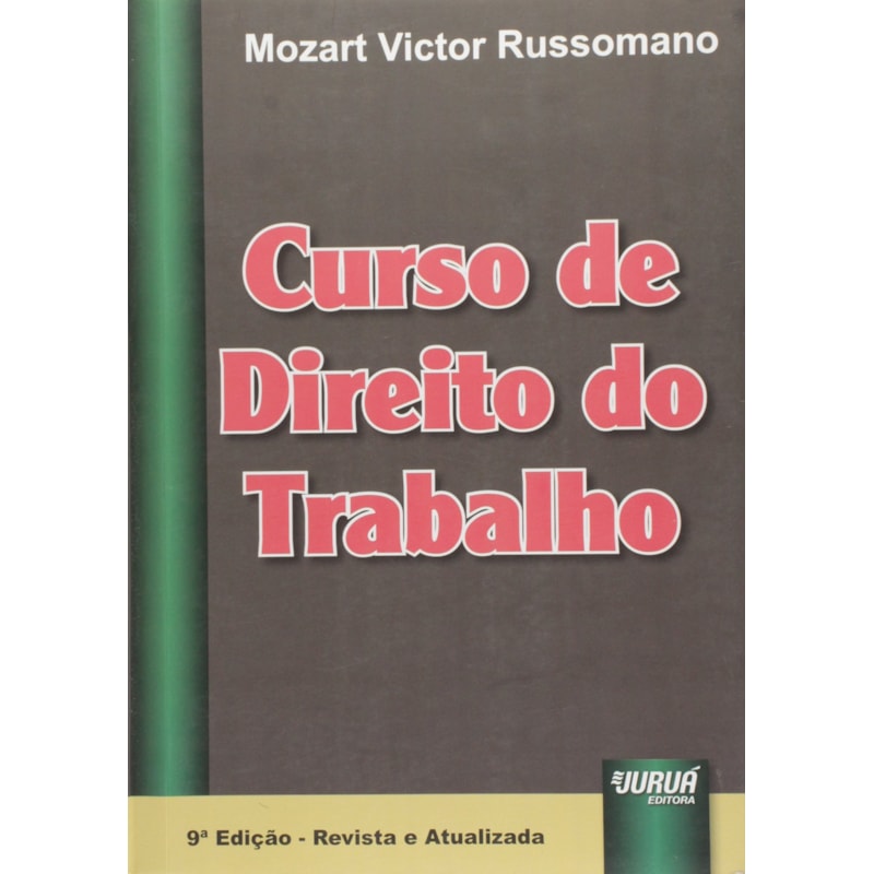 CURSO DE DIREITO DO TRABALHO