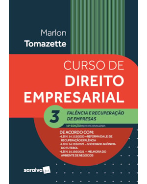 CURSO DE DIREITO EMPRESARIAL - VOL. 3 - 10ª EDIÇÃO 2022