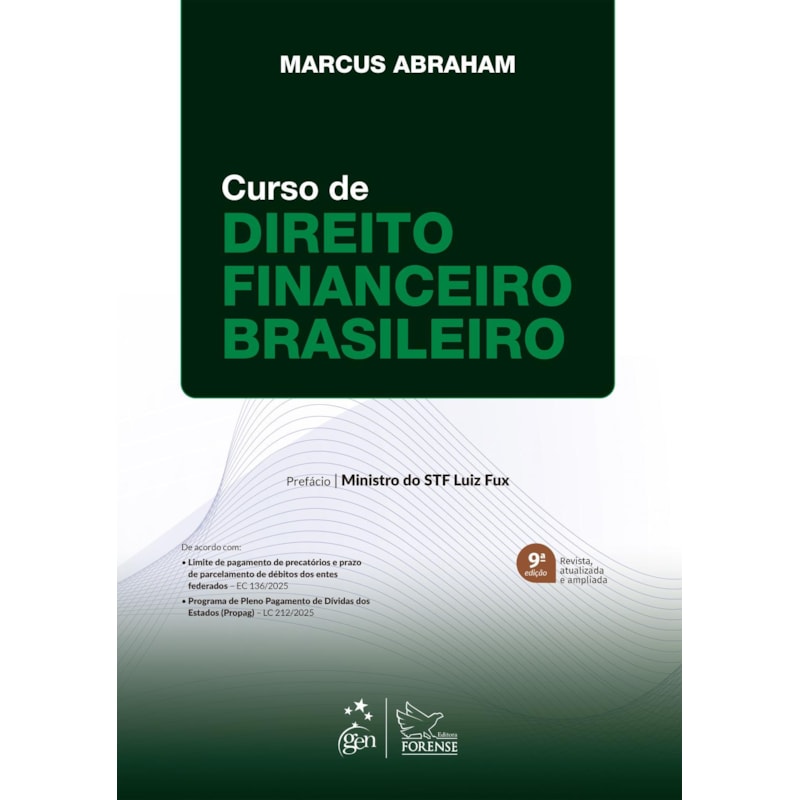 CURSO DE DIREITO FINANCEIRO BRASILEIRO - 9ª EDIÇÃO 2026