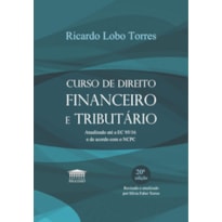 CURSO DE DIREITO FINANCEIRO TRIBUTÁRIO CURSO DE DIREITO FINANCEIRO TRIBUTÁRIO