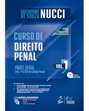 Curso de Direito Penal - Vol. 1 - 10ª Edição 2026