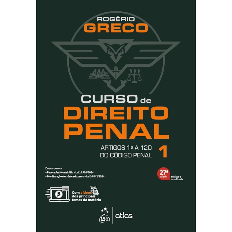CURSO DE DIREITO PENAL VOL.1 - 27ª EDIÇÃO 2025