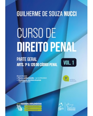 CURSO DE DIREITO PENAL - VOL. 1 - 9ª EDIÇÃO 2025