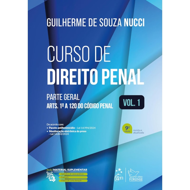CURSO DE DIREITO PENAL - VOL. 1 - 9ª EDIÇÃO 2025