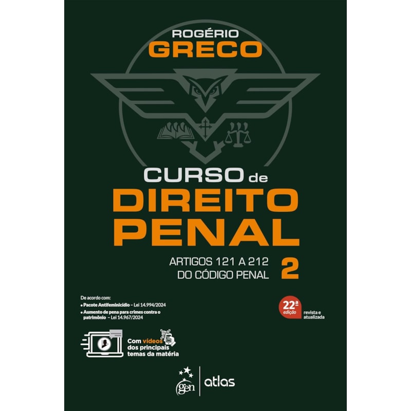 CURSO DE DIREITO PENAL VOL.2 - 22ª EDIÇÃO 2025