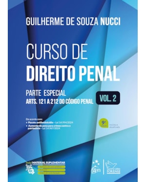 CURSO DE DIREITO PENAL - VOL.2 - 9ª EDIÇÃO 2025