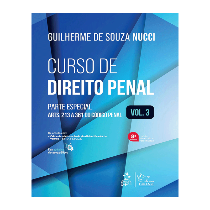 CURSO DE DIREITO PENAL - VOL.3 - 08ª EDIÇÃO 2024