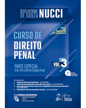 Curso de Direito Penal - Vol.3 - 10ª Edição 2026