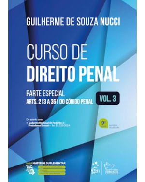 CURSO DE DIREITO PENAL - VOL.3 - 9ª EDIÇÃO 2025
