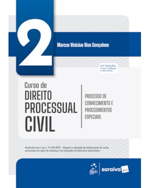 CURSO DE DIREITO PROCESSUAL CIVIL - PROCESSO DE CONHECIMENTO - VOL.2 - 22ª EDIÇÃO 2026