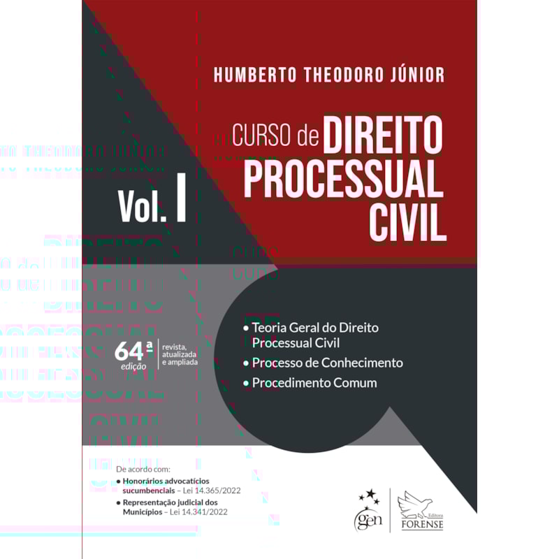 CURSO DE DIREITO PROCESSUAL CIVIL - VOL. 1