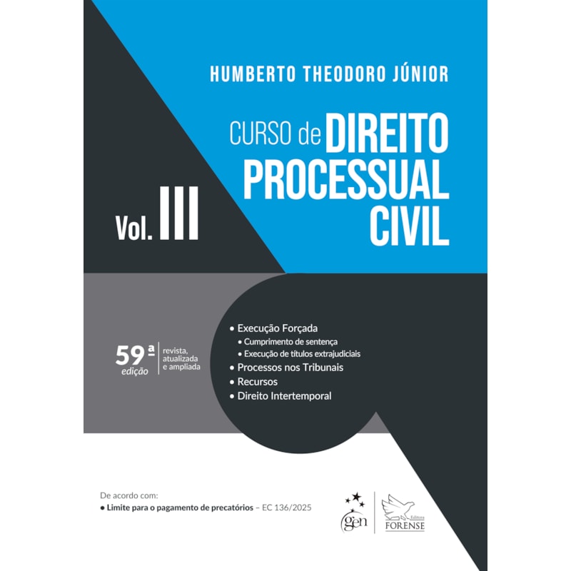CURSO DE DIREITO PROCESSUAL CIVIL VOL.3 - 59ª EDIÇÃO 2026