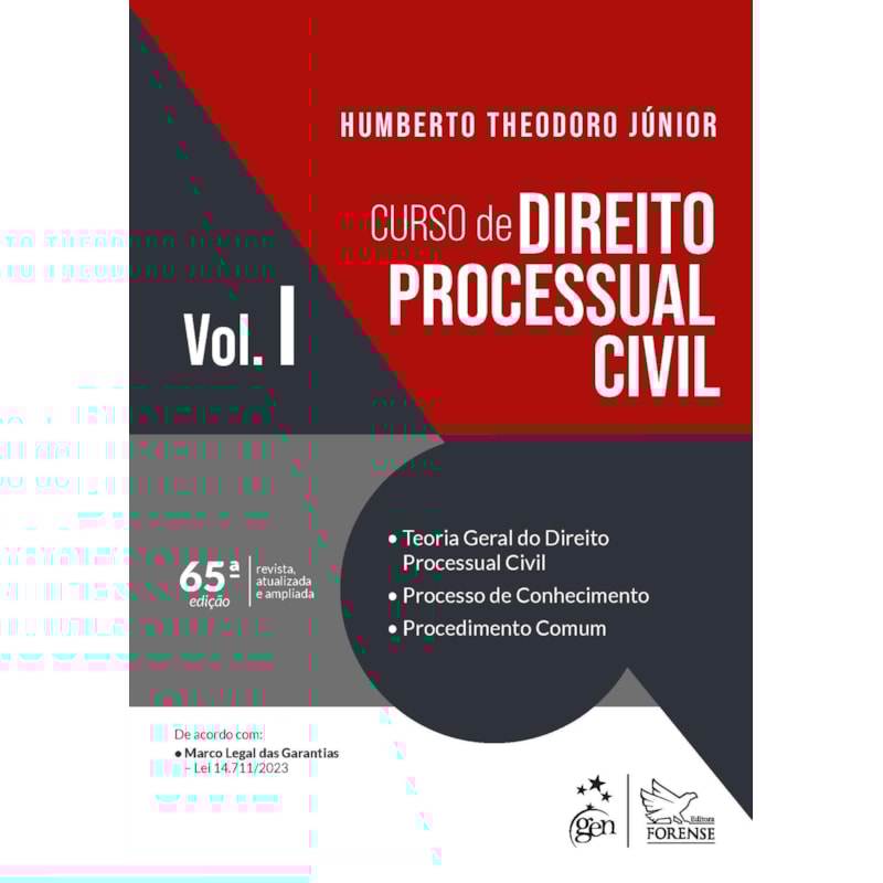 CURSO DE DIREITO PROCESSUAL CIVIL-VOL.I - 65ª EDIÇÃO 2024