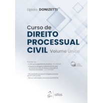 CURSO DE DIREITO PROCESSUAL CIVIL - VOL. ÚNICO - 29ª EDIÇÃO - 2026