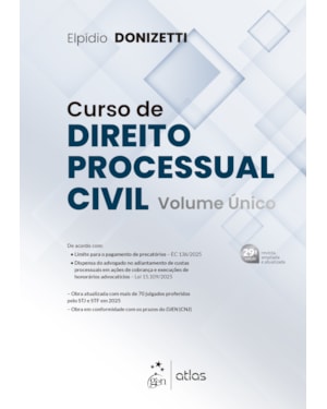 CURSO DE DIREITO PROCESSUAL CIVIL - VOL. ÚNICO - 29ª EDIÇÃO - 2026