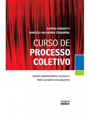 CURSO DE PROCESSO COLETIVO - 1ª EDIÇÃO 2010