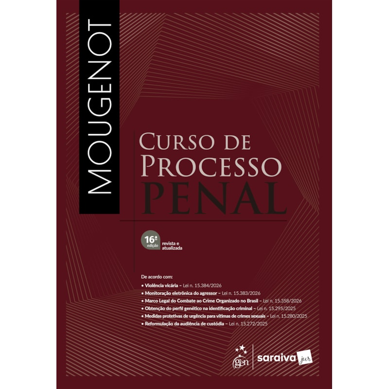 CURSO DE PROCESSO PENAL - 16ª EDIÇÃO 2026