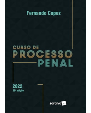 CURSO DE PROCESSO PENAL - 29ª EDIÇÃO 2022