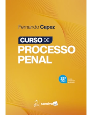 CURSO DE PROCESSO PENAL - 33ª EDIÇÃO 2026