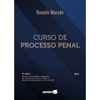 CURSO DE PROCESSO PENAL - 8ª EDIÇÃO 2023