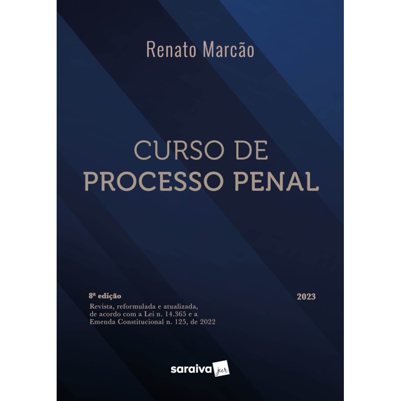 CURSO DE PROCESSO PENAL - 8ª EDIÇÃO 2023
