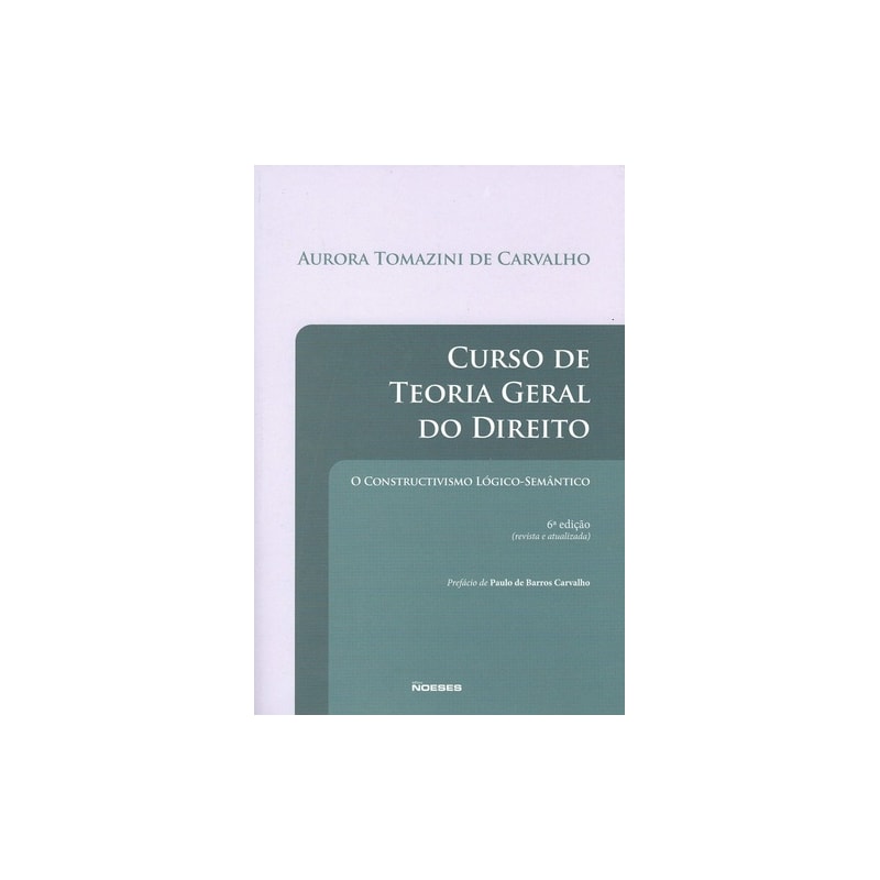Curso de teoria geral do direito: o constructivismo lógico-semântico