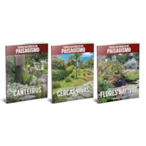 CURSO NATUREZA DE PAISAGISMO - COLEÇÃO 3 VOLUMES