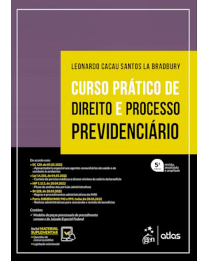 CURSO PRÁTICO DE DIREITO E PROCESSO PREVIDENCIÁRIO