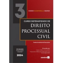 CURSO SISTEMATIZADO DE DIREITO PROCESSUAL CIVIL - TUTELA JURISDICIONAL EXECUTIVA - VOL. 3 - 13ª EDIÇÃO 2024