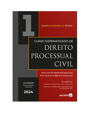 CURSO SISTEMATIZADO DE DIREITO PROCESSUAL CIVIL VOL.1 - 14ª EDIÇÃO 2024