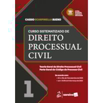 CURSO SISTEMATIZADO DE DIREITO PROCESSUAL CIVIL - VOL.1 - 16ª EDIÇÃO 2026
