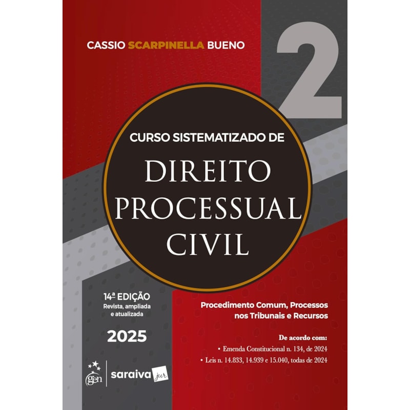 CURSO SISTEMATIZADO DE DIREITO PROCESSUAL CIVIL - VOL. 2 - 14ª EDIÇÃO 2025