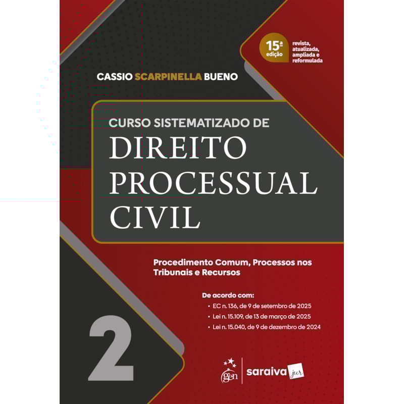 CURSO SISTEMATIZADO DE DIREITO PROCESSUAL CIVIL - VOL.2 - 15ª EDIÇÃO 2026