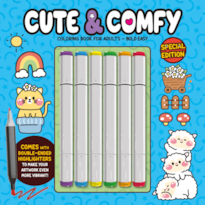 CUTE & COMFY COLORING BOOK FOR ADULTS - BOLD EASY - SPECIAL EDITION - LIVRO DE COLORIR ADULTO
