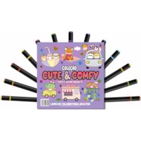 CUTE & COMFY COLORING BOOK FOR ADULTS - FOFO E ACONCHEGANTE - LIVRO DE COLORIR ADULTO