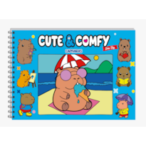 CUTE & COMFY SÉRIE BIG - CAPIVARAS: LIVRO DE COLORIR ADULTO - CAPA DURA COM ESPIRAL