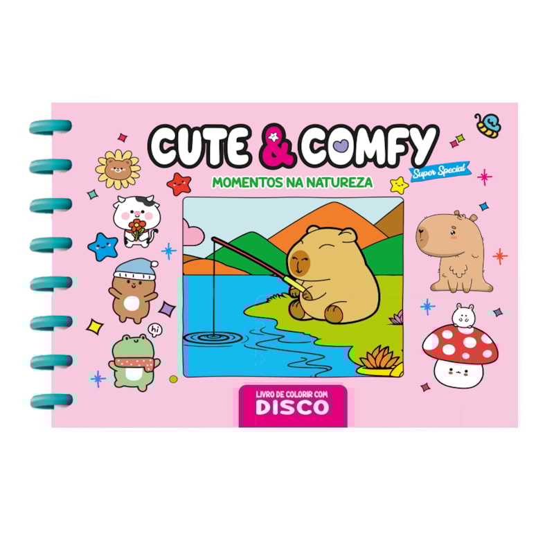 CUTE & COMFY SUPER SPECIAL EDIÇÃO 07 - MOMENTOS NA NATUREZA - ENCADERNAÇÃO EM DISCO