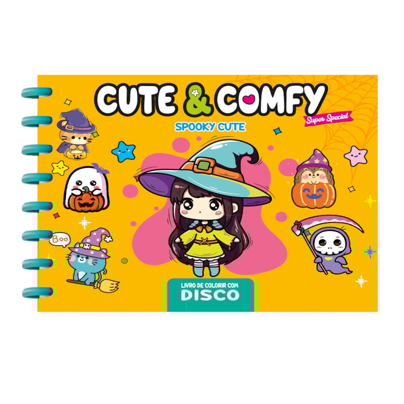 CUTE & COMFY SUPER SPECIAL EDIÇÃO 08 - SPOOKY CUTE - ENCADERNAÇÃO EM DISCO