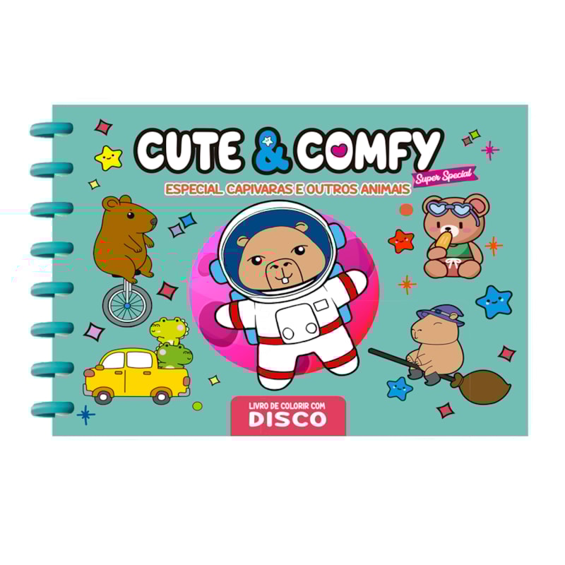 CUTE & COMFY SUPER SPECIAL EDIÇÃO 11 - ESPECIAL CAPIVARAS E OUTROS ANIMAIS - ENCADERNAÇÃO EM DISCO