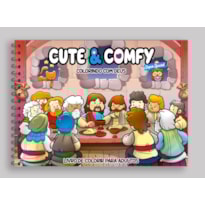 CUTE & COMFY SUPER SPECIAL EDIÇÃO 14 - LIVRO DE COLORIR ADULTO - COLORINDO COM DEUS - CAPA HOLOGRÁFICA