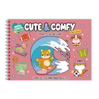 CUTE & COMFY SUPER SPECIAL - LIVRO DE COLORIR ADULTO - ESPORTES AO AR LIVRE - ACOMPANHA 1 CANETA