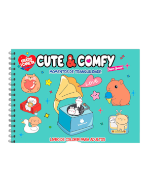 CUTE & COMFY SUPER SPECIAL - LIVRO DE COLORIR ADULTO - MOMENTOS DE TRANQUILIDADE