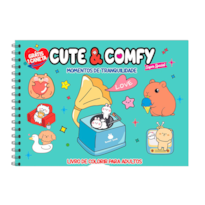 CUTE & COMFY SUPER SPECIAL - LIVRO DE COLORIR ADULTO - MOMENTOS DE TRANQUILIDADE - ACOMPANHA 1 CANETA