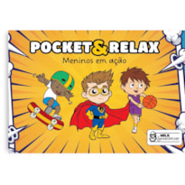 CUTE & RELAX POCKET - MENINOS EM AÇÃO: LIVRO DE COLORIR