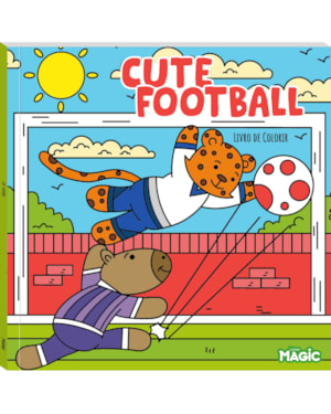 CUTE FOOTBALL - LIVRO DE COLORIR