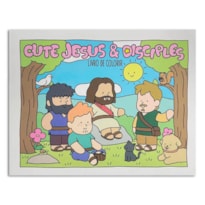 CUTE JESUS & DISCIPLES - LIVRO DE COLORIR