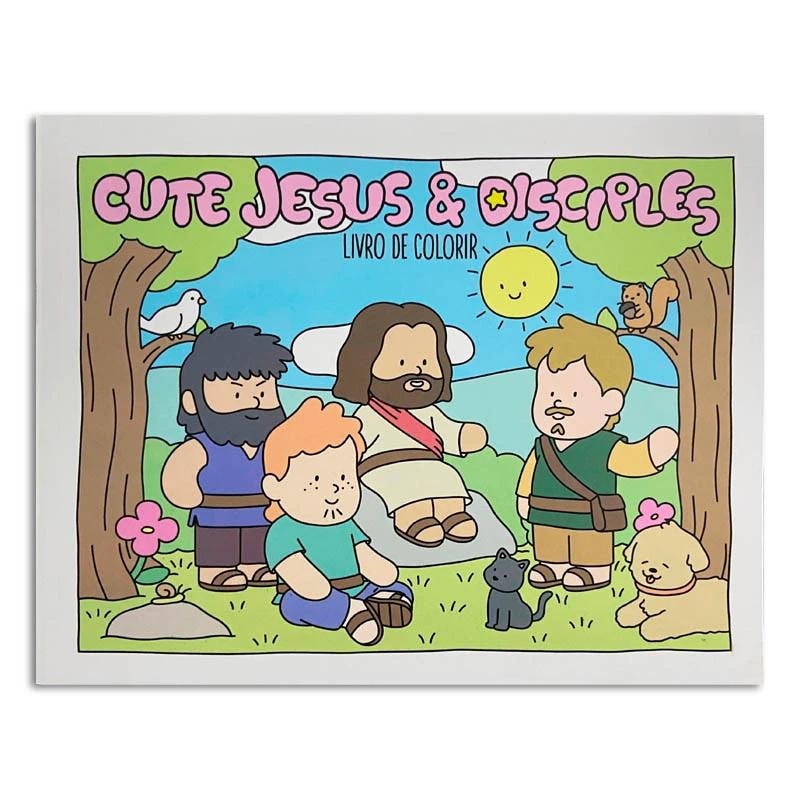 CUTE JESUS & DISCIPLES - LIVRO DE COLORIR