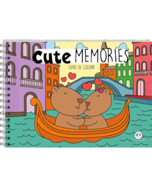 CUTE MEMORIES - LIVRO DE COLORIR